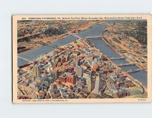 Postcard Downtown Pittsburgh, Pennsylvania