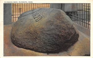 Plymouth Rock in Plymouth, Massachusetts