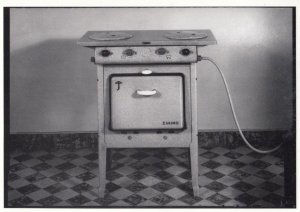 Baulmes Switzerland 1938 Kitchen Gas Oven Cooker Real Photo Postcard