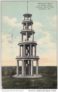 Observation Tower on Jackson Road National Military Park Vicksburg Mississipp...