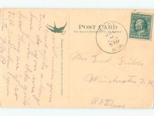 Divided-Back CITY HALL Troy New York NY E5497