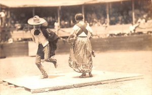 Dancing Mexico Tarjeta Postal Real Photo, Unused 