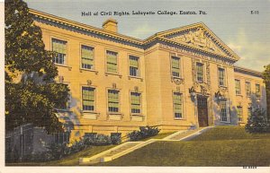 Hall of Civil Rights, Lafayette College Easton, Pennsylvania PA