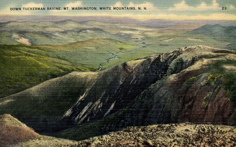 NH - Mt Washington. Down Tuckerman's Ravine