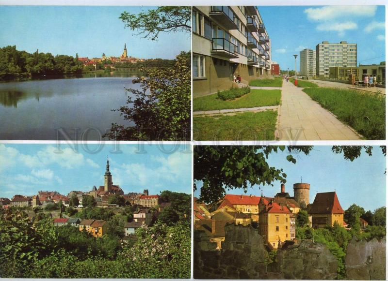 239758 Czechoslovakia TABOR SET of 12 postcards in COVER