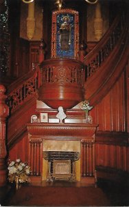 Circular Staircase and Jewel Windows Bishop's Palace Galveston Texas