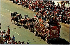 Circus Wagon Bandwagon Old Milwaukee Days Schlitz Circus Parade Postcard H19