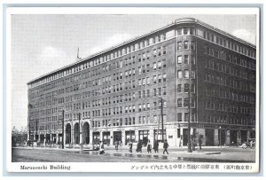 Tokyo Japan Postcard Marunouchi Building View c1920's Antique Unposted