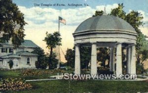 The Temple of Fame - Arlington, Virginia