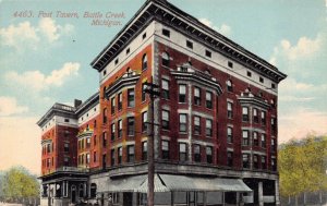 Postcard Post Tavern in Battle Creek, Michigan~129380