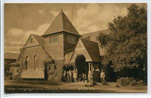 Congregational Church Palo Alto California 1910c postcard