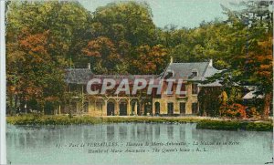 Postcard Old Park of Versailles Hamlet Marie Antoinette The Queen's House