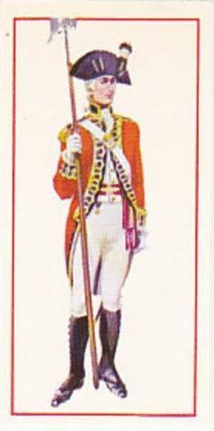 Carreras Vintage Cigarette Card Military Uniforms 1976 No 13 Sergeant 1792 Fi...