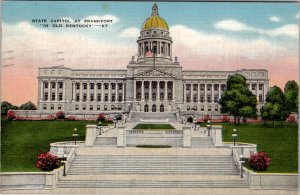 In Old Kentucky State Capitol at Frankfort 1939 Postcard Z30