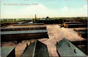 Postcard The Stock Yards in Indianapolis, Indiana~3162