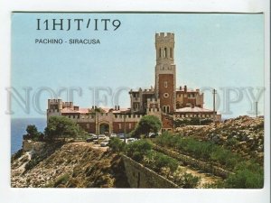 464553 1986 year Italy Syracusa Pachino radio QSL card to USSR