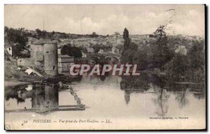 Poitiers - View from the Bridge Guillon - Old Postcard