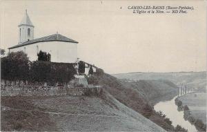 64 - Cambo-les-Bains - L'Eglise et la Nive