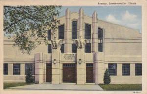 Illinois Lawrenceville The Armory 1946 Curteich