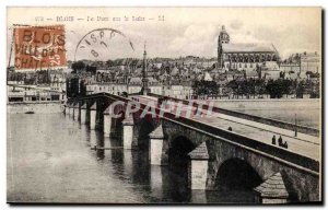 Blois Old Postcard Bridge over the Loire