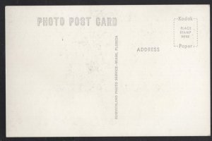Florida MIAMI Courtyard - Ancient Spanish Monastery Kodak stamp box RPPC