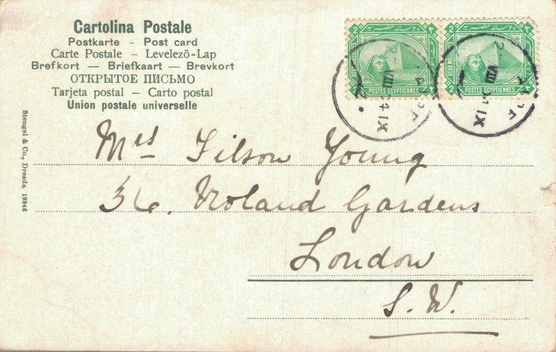 Couple Makes Music Vintage Postcard 07.37