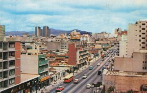 Caracas Venezuela Urdaneta Avenue Cityscape-1966 Elevated View Postcard