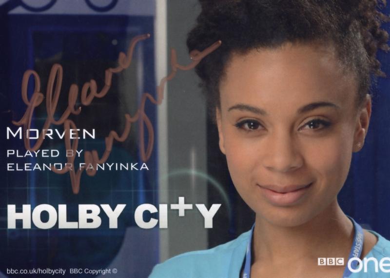 Eleanor Fanyinka as Morven BBC Holby City Hand Signed Cast Card Photo