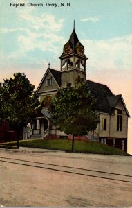 New Hampshire Derry Baptist Church Curteich