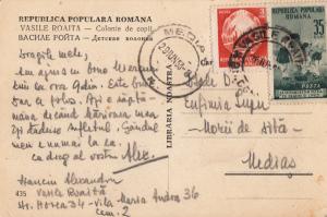 Romania 1953 postcard Vasile Roaita Children camp