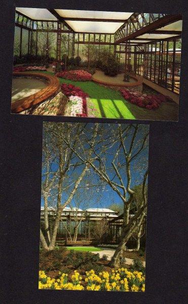 GA Lot 2 Callaway Gardens Georgia Postcards Floral Conservatory Pine Mountain