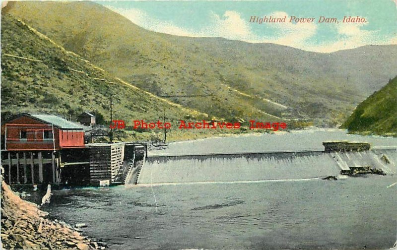 ID, Boise, Idaho, Highland Valley Company Power Co, River Dam, Sprouse No 4269