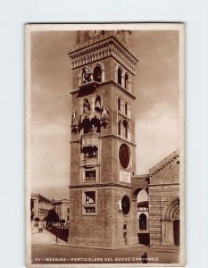 Postcard Particolare Del Nuovo Campanile, Messina, Italy