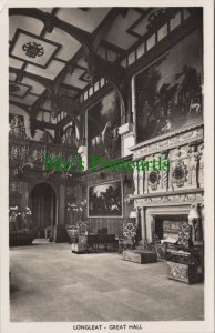 Wiltshire Postcard - Longleat Great Hall, Warminster RS32582