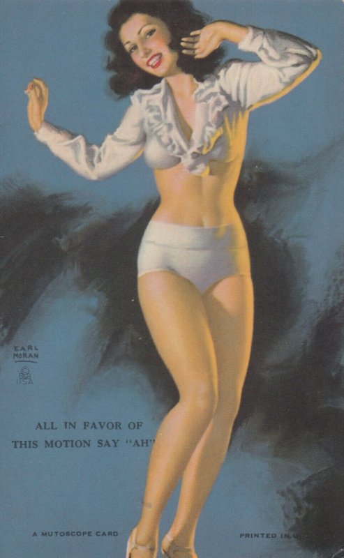 AS: Pinup Girl ; All in favor of this motion say ah , 1940s