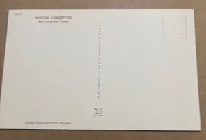 VINTAGE POSTCARD UNUSED - MISSION CONCEPTION,  SAN ANTONIO, TEXAS