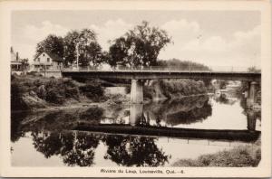 Riviere du Loup Louiseville Quebec QC Que Unused Postcard D71