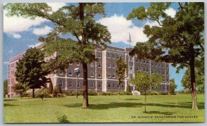 Savannah Missouri 1940s Postcard Dr. Nichol's Sanatorium For Cancer