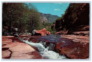 1988 Slide Rock Oak Creek Canyon Scene Sedona Arizona AZ Posted Vintage Postcard