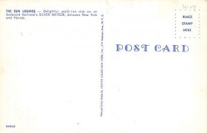 Sun Lounge Seabord Railroads Silver Meteor Railroad, Train Postcard