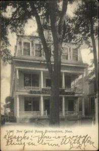 Provincetown Cape Cod MA New Central House c1910 Postcard