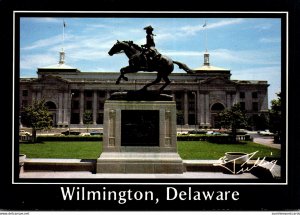 Elaware Wilmington Caesar Rodney Statue & City Hall and Municipal Building