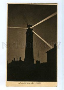 247323 GERMANY Helgoland LIGHTHOUSE night Vintage postcard