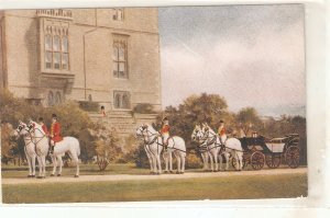 Royal Mews. Windsor Castl. Horses Tuck Oilette PC # 3007