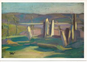 JUDAICA, Strzyzow, Poland, Jewish Cemetery, Art, W. Weiss 1901 Painting