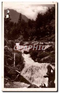 Old Postcard Bagneres De Bigorre Cascade From Chiroulet