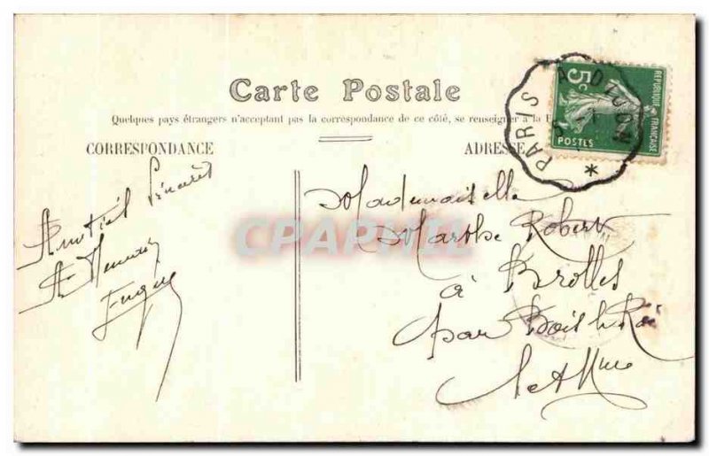 Old Postcard Environs de Cherbourg Gatteville Lighthouse