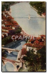 Postcard Old Vienna Confluence of Rhone and Gere