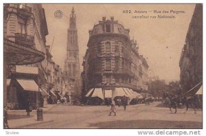 Rue Des Peignes, Carrefour Rue Nationale, Anvers, Belgium, 1900-1910s