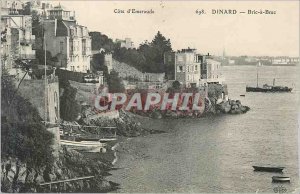 Old Postcard Dinard Emerald Coast Boat Bric a Brac